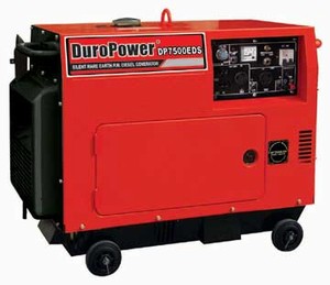 Diesel Generator Duro Power 7500 Watt Diesel Silent Generator with Electric Starter
